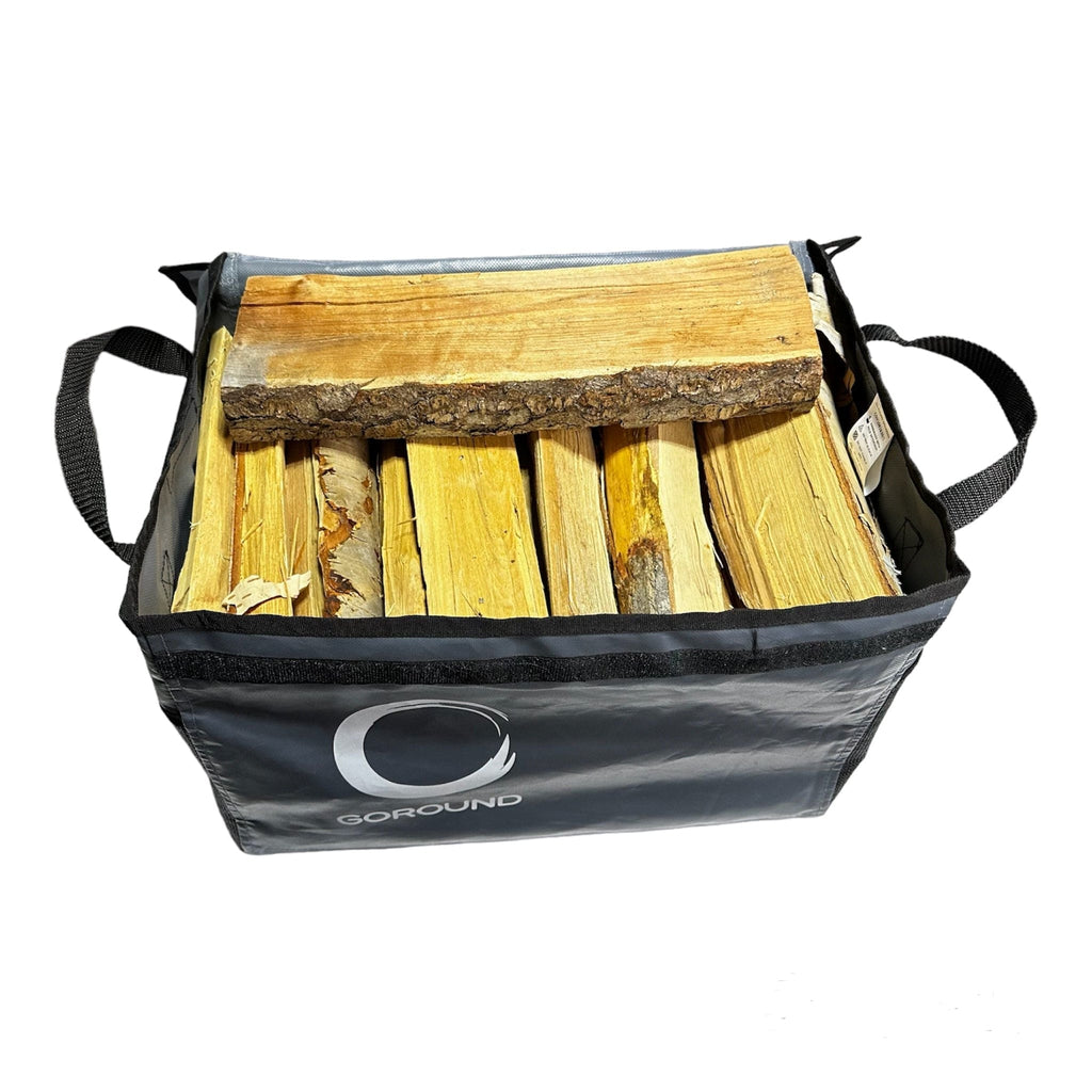 Firewood Log Carrier Bag, Firewood Storage Totes with Handle for Fireplace or Camping - GoRound Concept