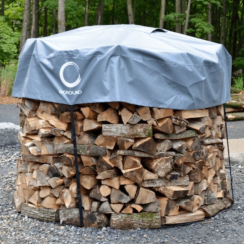 Housse de protection pour bois de chauffage, Holz Hausen, GoRound